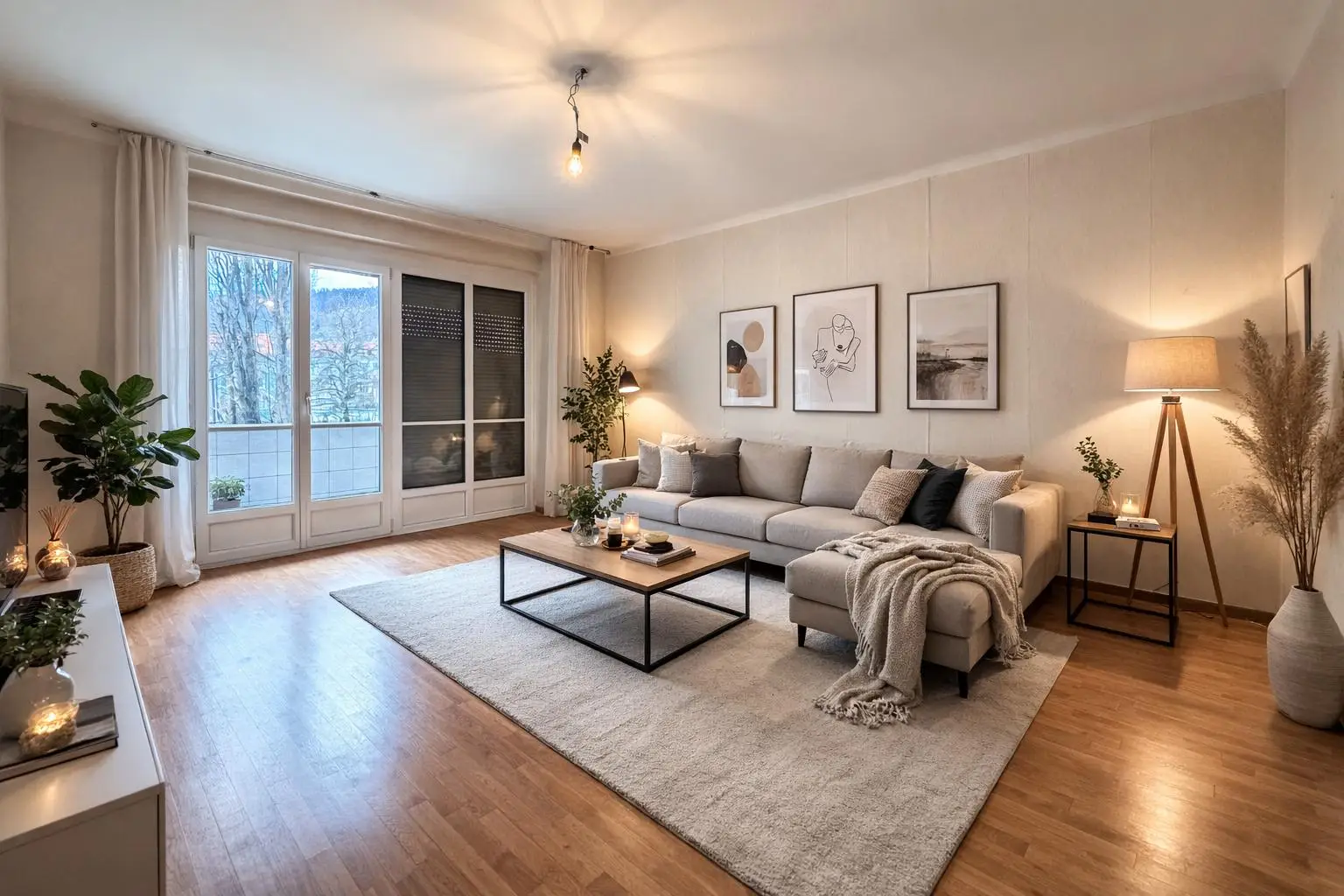 Einrichtungsbeispiel Wohnzimmer