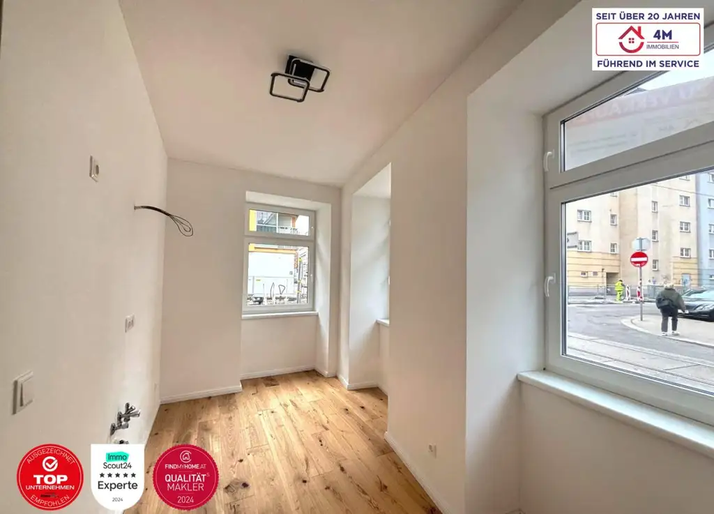 Schöngeschnitten 63,51m² Altbauwohnung – Schlüsselfertig & Erstbezug nach Generalsanierung!