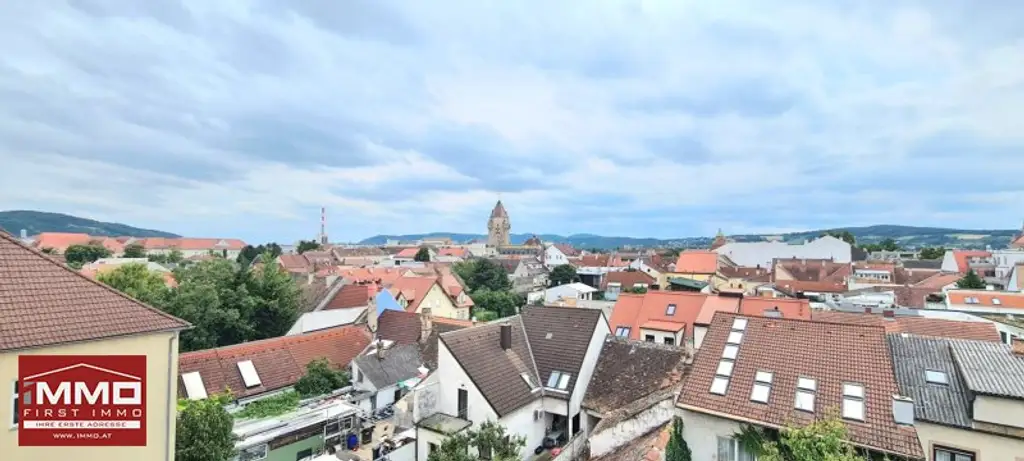 PENTHOUSE IM ZENTRUM VON KORNEUBURG MIT EINZIGARTIGER DACHTERRASSE UND 2 KFZ-STELLPLÄTZEN