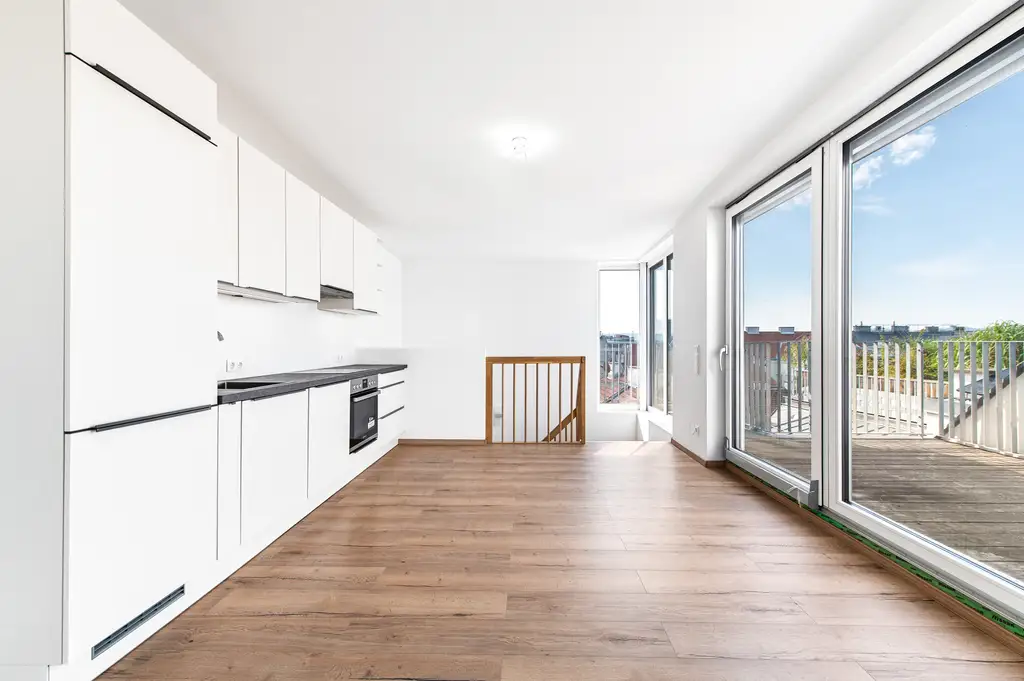 Stilvolle Dachgeschoßwohnung mit Terrasse & U-Bahn-Nähe in 1030