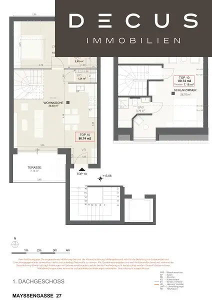 | MAISSONETTE | DG-AUSBAU | HELLE RÄUME |