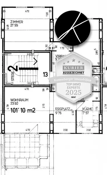 4 Zimmer mit Terrasse (Fernblick)