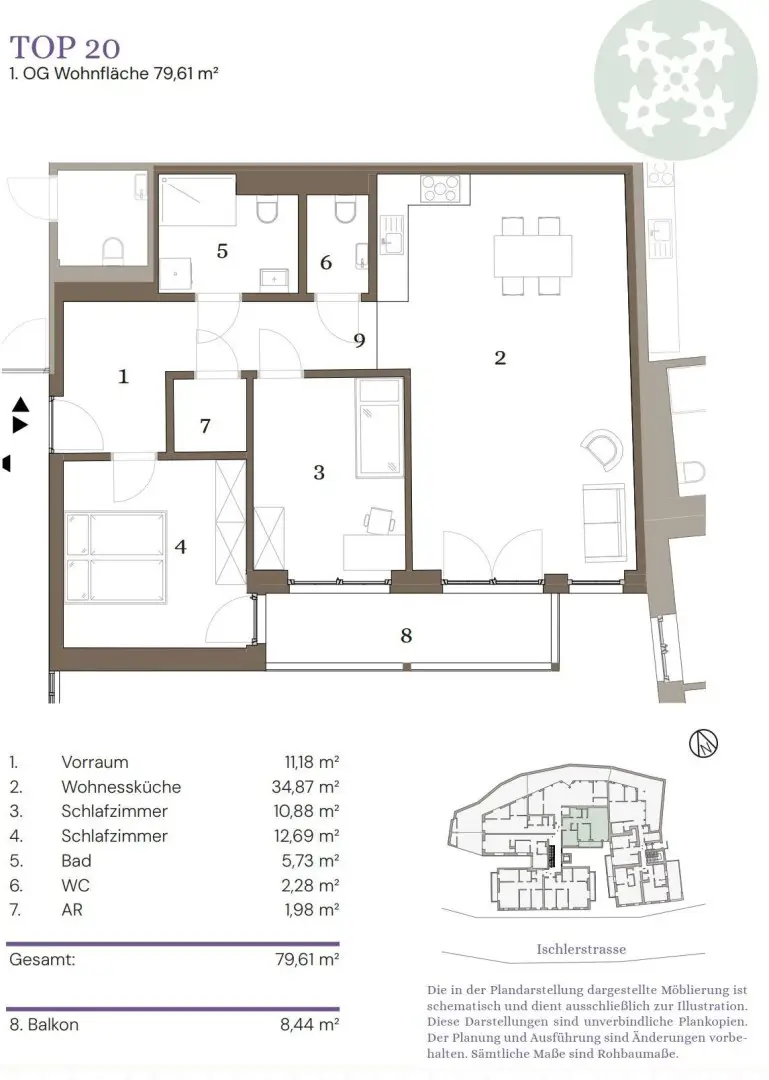NEUBAU-Residenzen für ZWEITWOHNSITZ oder TOURISTISCHE VERMIETUNG im Ortszentrum von Bad Aussee - von 45 bis 170m² mit Terrassen
