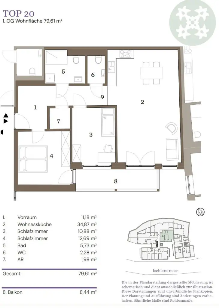 NEUBAU-Residenzen für ZWEITWOHNSITZ oder TOURISTISCHE VERMIETUNG im Ortszentrum von Bad Aussee - von 45 bis 170m² mit Terrassen