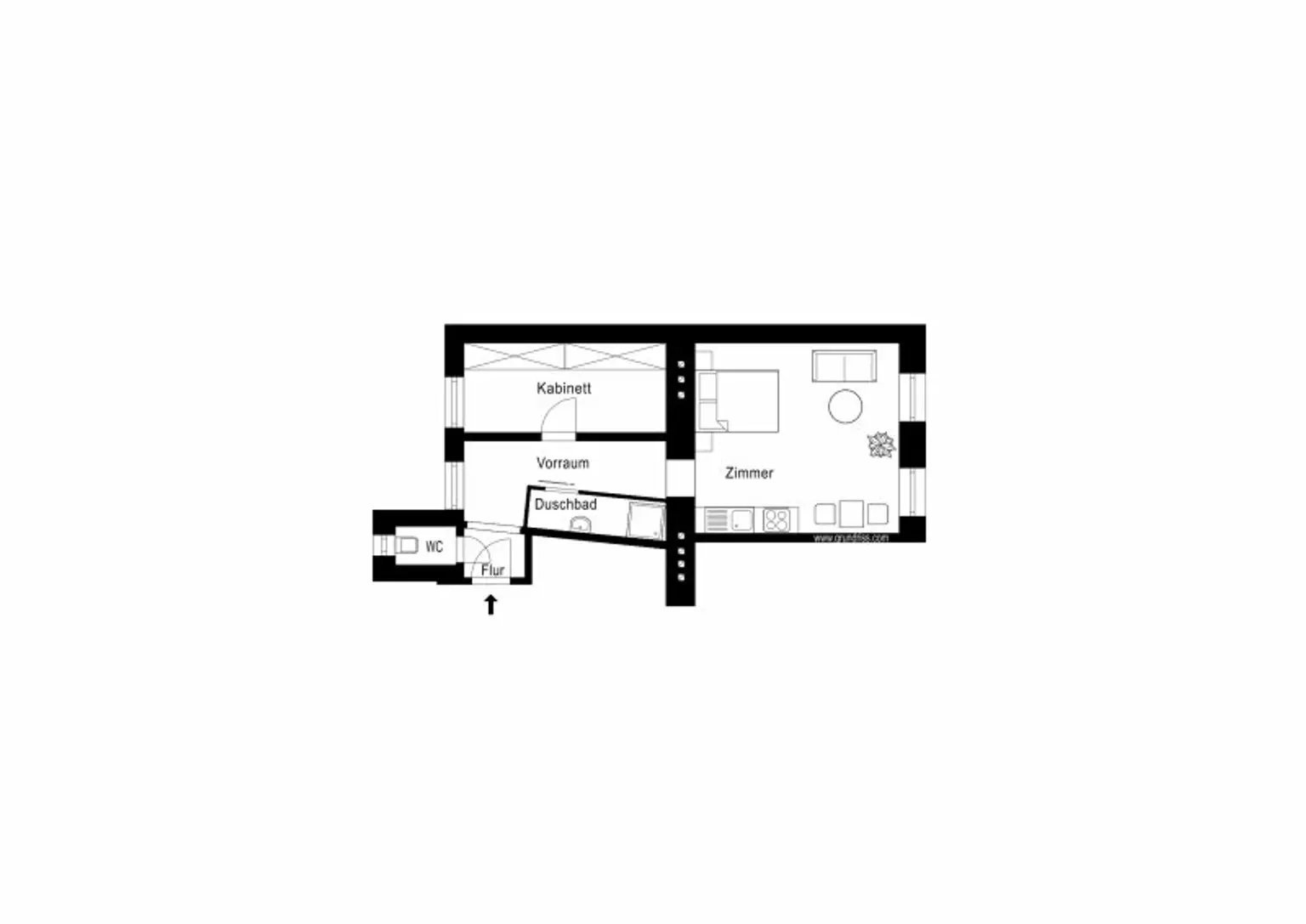 Möblierungs- u. Ausführungsvorschlag Sanierung