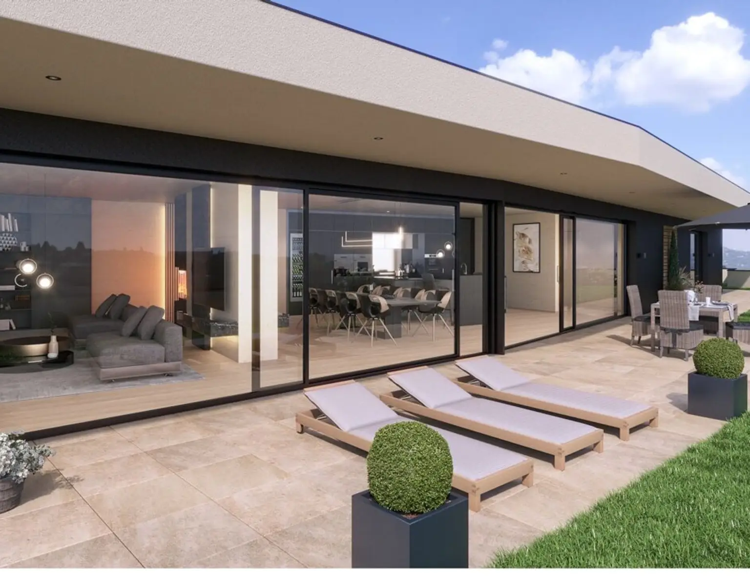 High-End Penthouse mit Rundum - Panorama über den Dächern von Vöcklabruck
