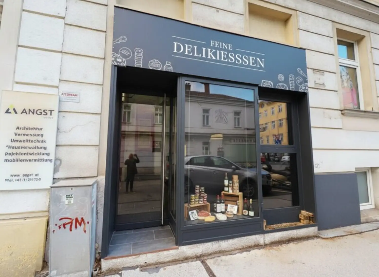 Geschäftslokalfront-KI generiert