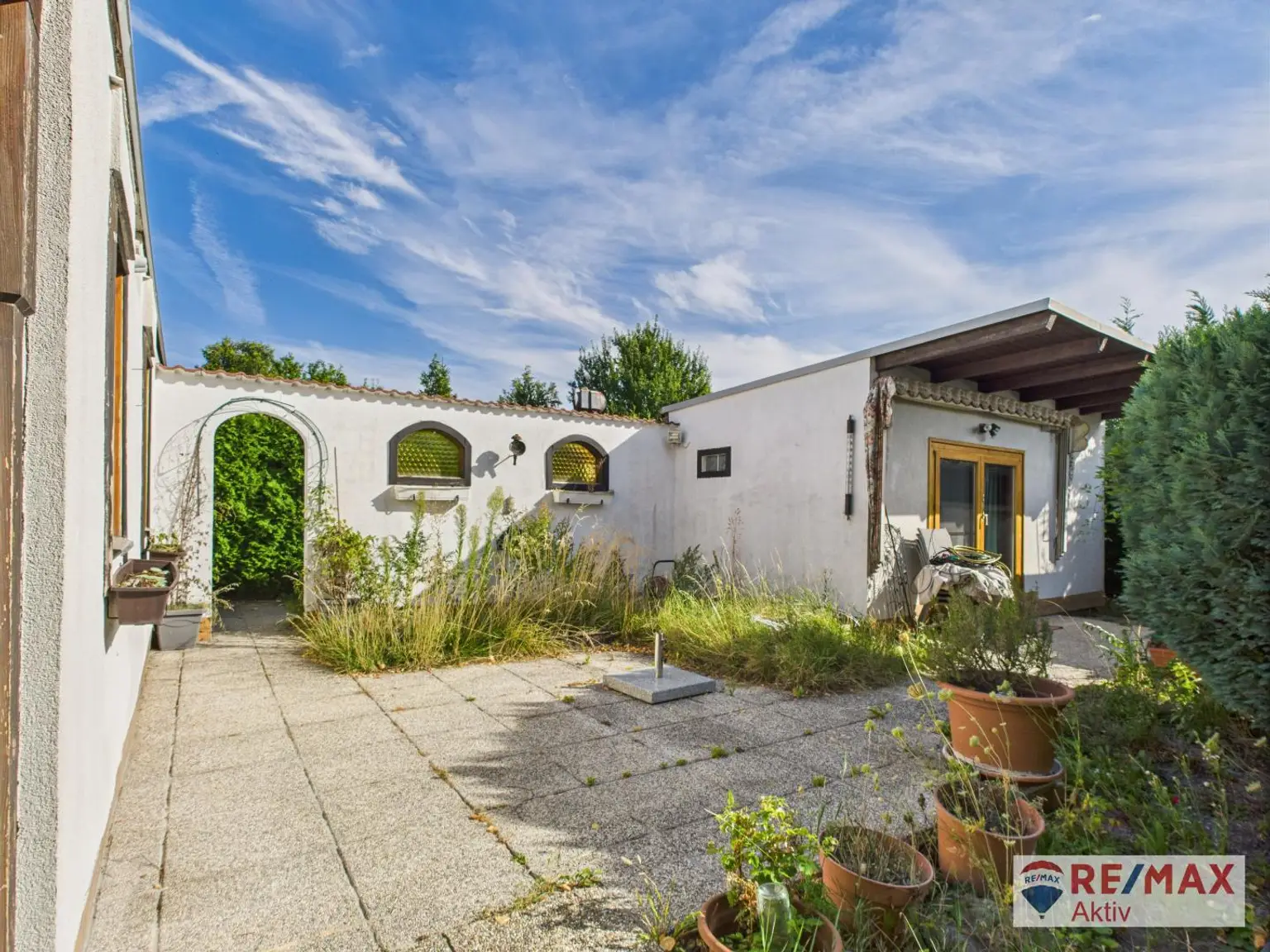 Badebungalow auf Pachtgrund mit direktem Seezugang