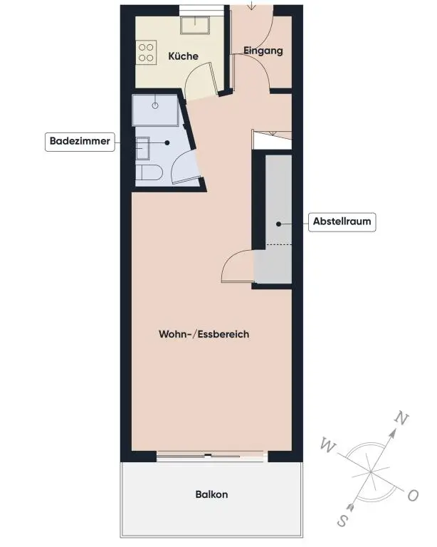 Modernes Wohnen mit Stil – 3-Zimmer-Maisonette mit 2 Balkonen in ruhiger Lage von Bregenz