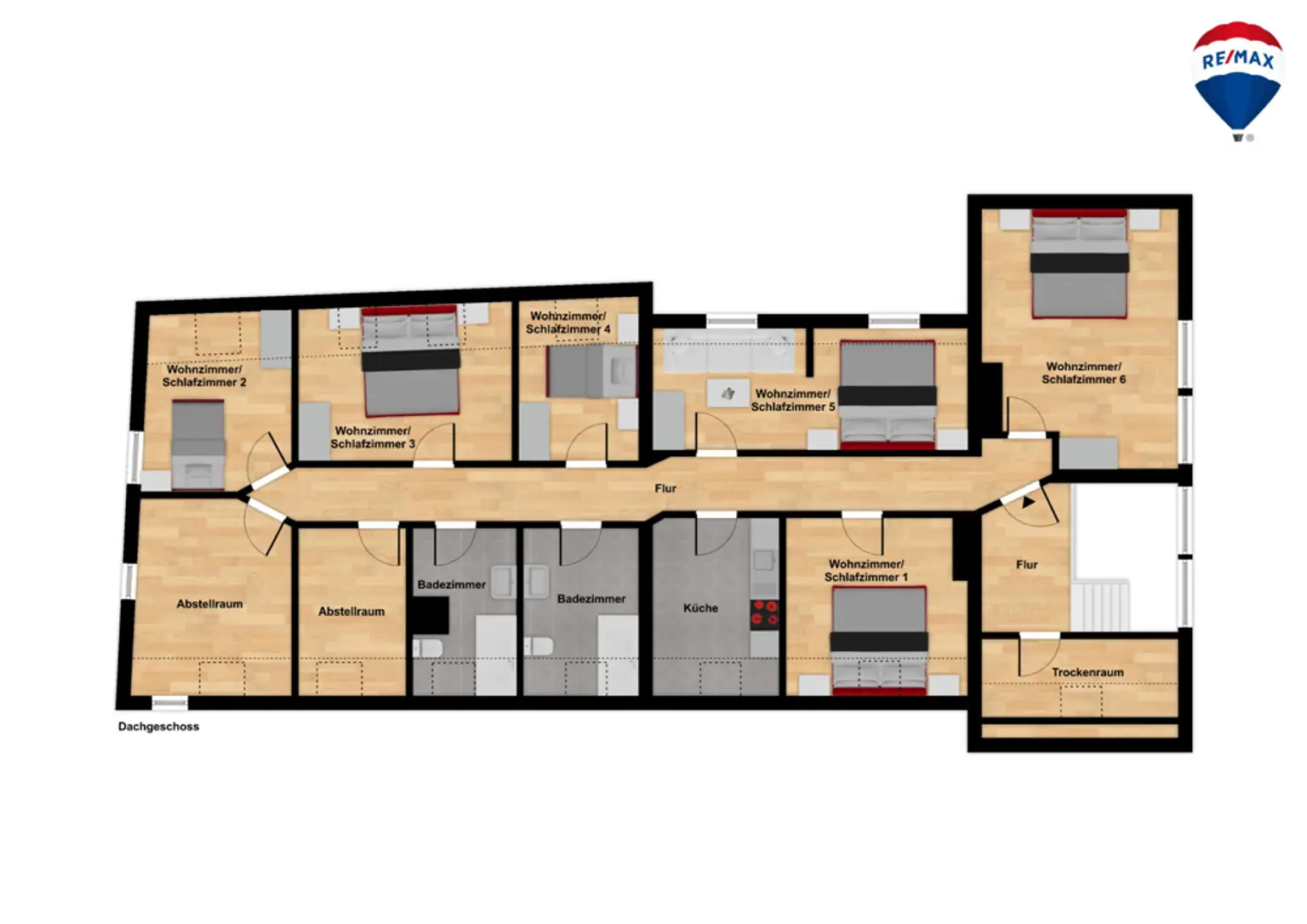 Grundriss Dachgeschoss