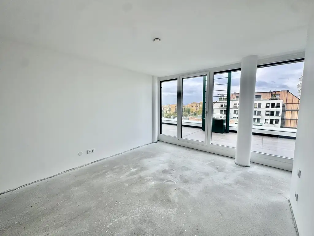 Sonnenpenthouse mit 90m2 Terrasse und Ausblick: Provisionsfrei - Wohnung + Büro mit luxuriöser Ausstattung