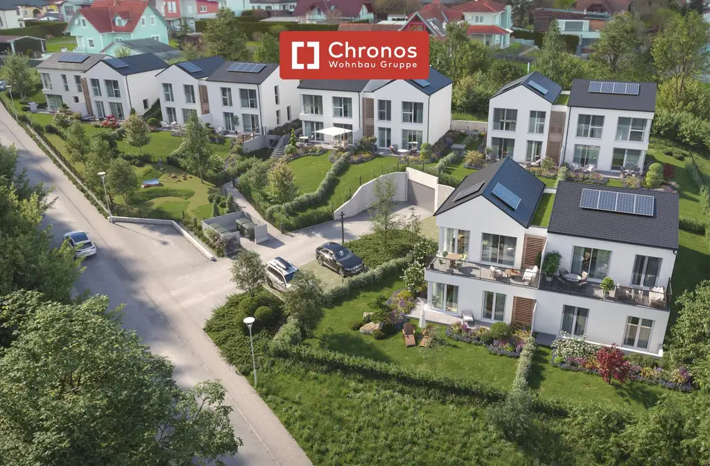 Sommer-AKTION! Baubeginn Erfolgt! Moderne Wohnanlage mit nur 5 Doppelhäusern und eigener Tiefgarage! Neubau-Doppelhaushälfte in Unterpremstätten!