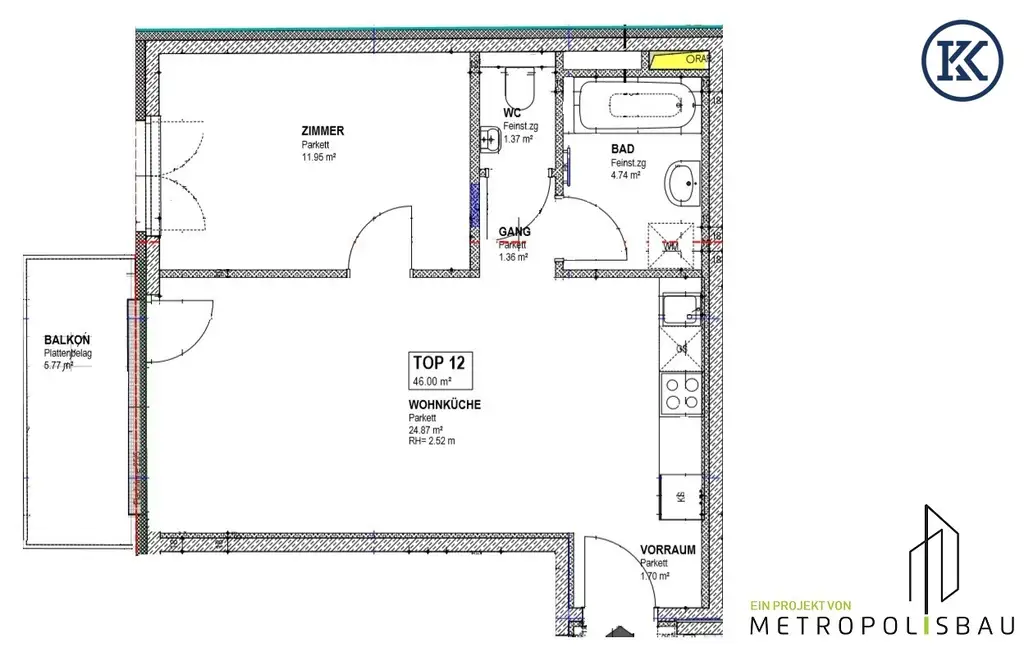 Helles 2-Zimmer-Apartment nahe Alte Donau & Donauzentrum