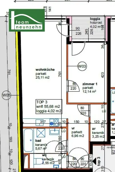 Wohlfühlen leicht gemacht: Moderne 2-Zimmer-Wohnung mit Loggia in Toplage nähe Schönbrunn!