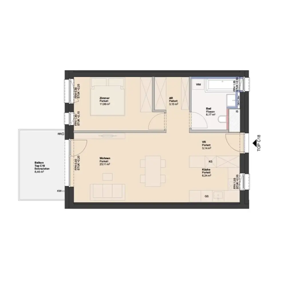 Ideale Anlegerwohnung in Neubauprojekt!