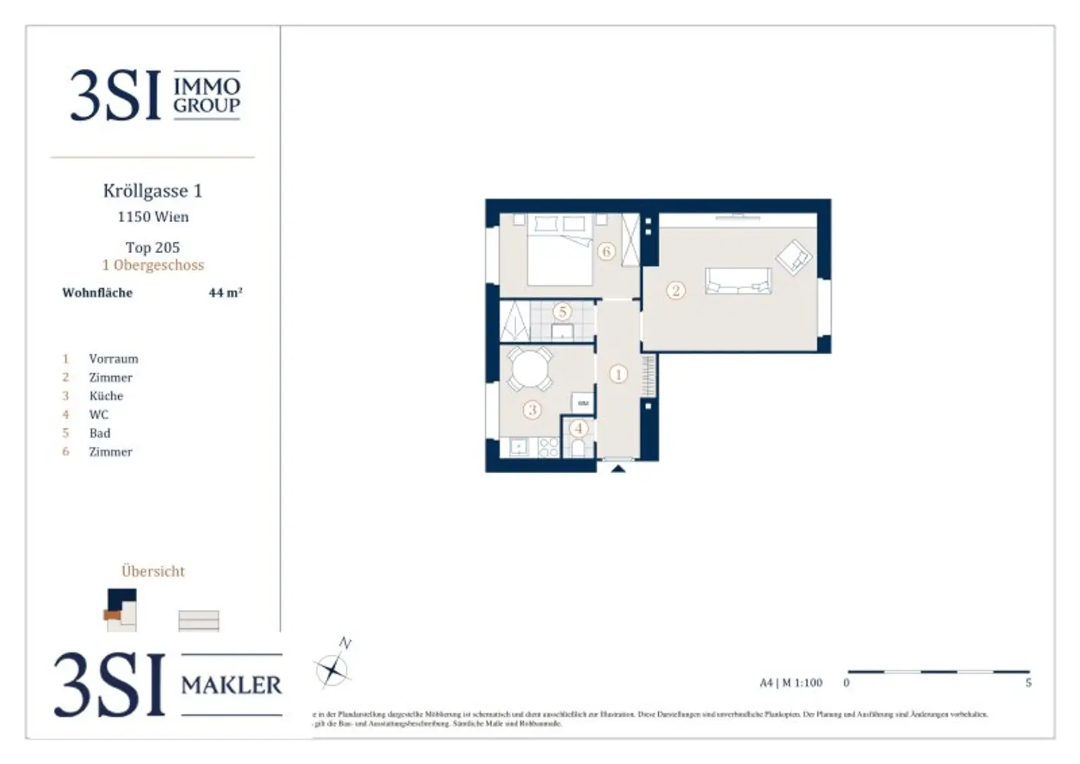 Charmante 2-Zimmer-Wohnung im Herzen des 15. Bezirks