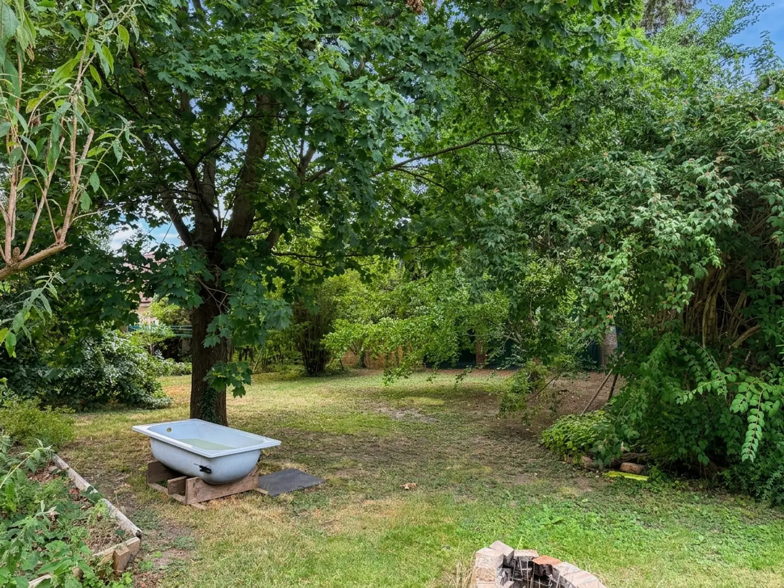 altgewachsener Garten