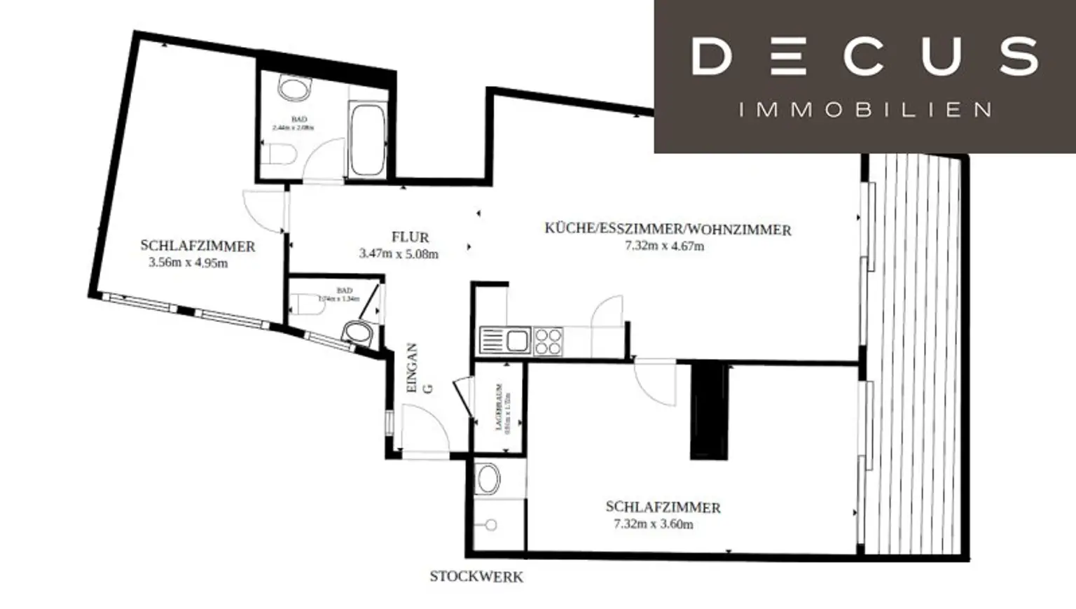3 ZIMMER | STYLISCHE DACHGESCHOSSWOHNUNG | HERRLICHE TERRASSE | WEITBLICK | KLIMATISIERT