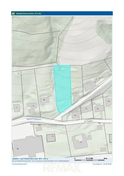 Orthofoto (Quelle: NÖ-Atlas)
