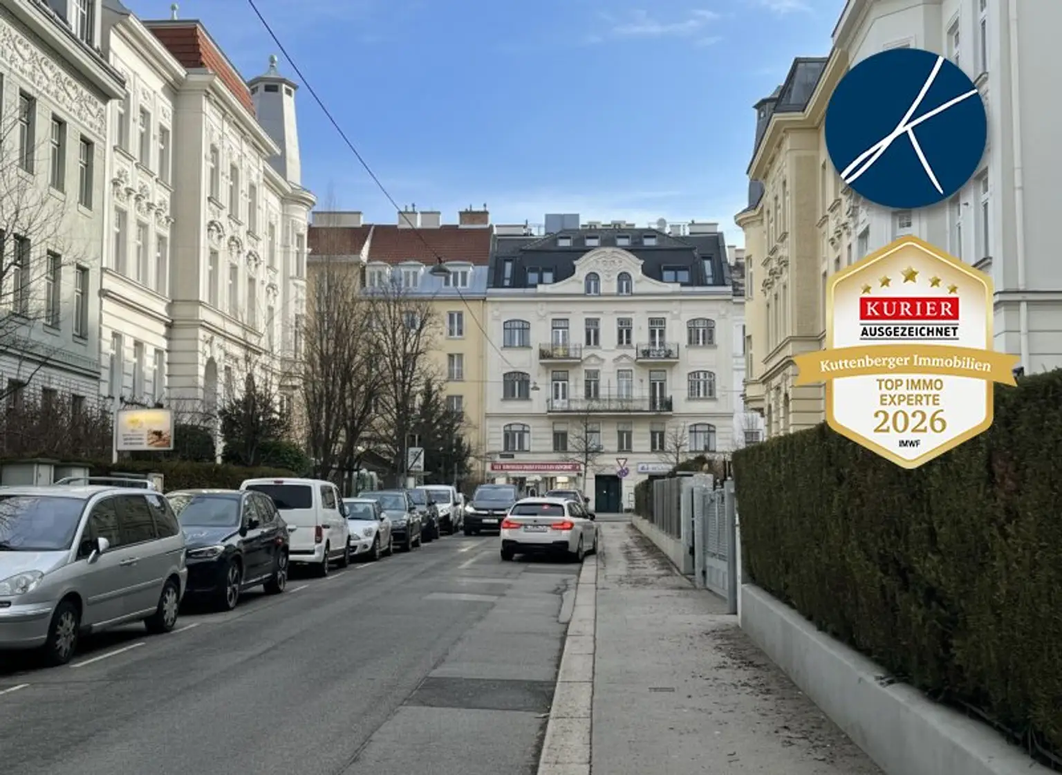 Blick zur Sieveringer Straße