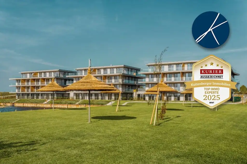 Luxuriöse 2 Zimmer Dachgeschoßwohnung als Erstbezug im Seepark Oggau! PROVISIONSFREI für den Käufer!