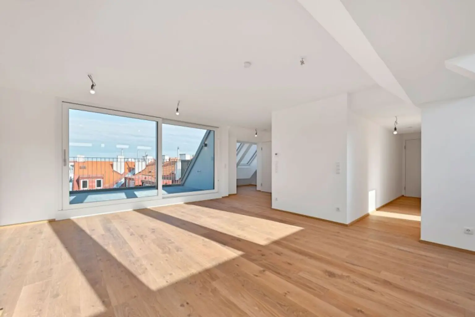 Modern wohnen in Meidling! Drei-Zimmer DG-Erstbezug mit Terrasse! Top79