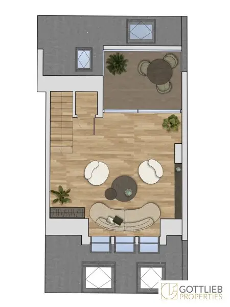 Grünruhelage nahe Belvedere! Luxuriöse 3-Zimmer-Erstbezug-Dachgeschoss-Wohnung mit zwei Balkonen in historischem Gebäude