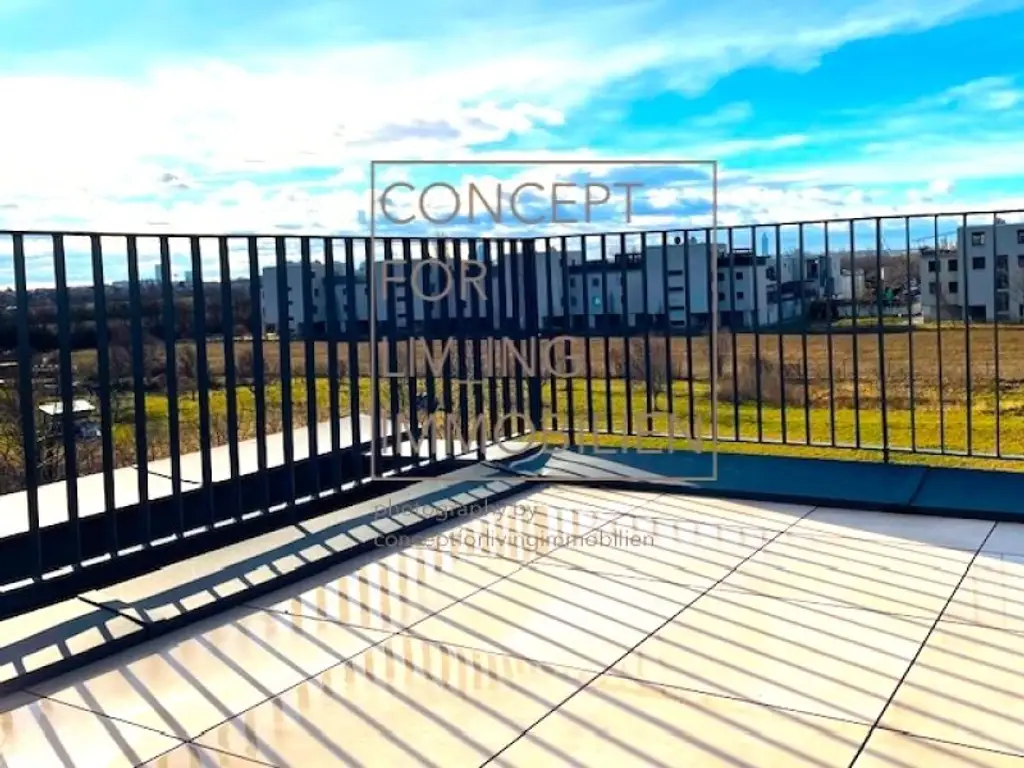 Exklusiv. Trendy. Coole Architektur. 63m2 Dach-Terrassen-Maisonette. Garage. Beziehbar: ab FJ/SO 2026. Erstbezug. Ideale Anlegerwohnung