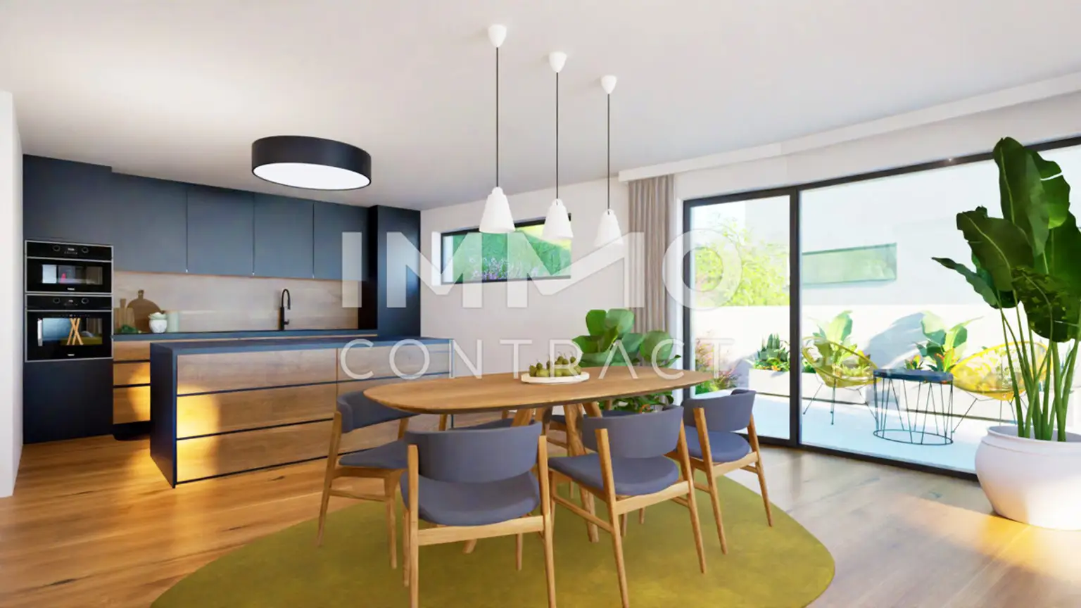 Höflein Innenvisualisierung 03 Küche