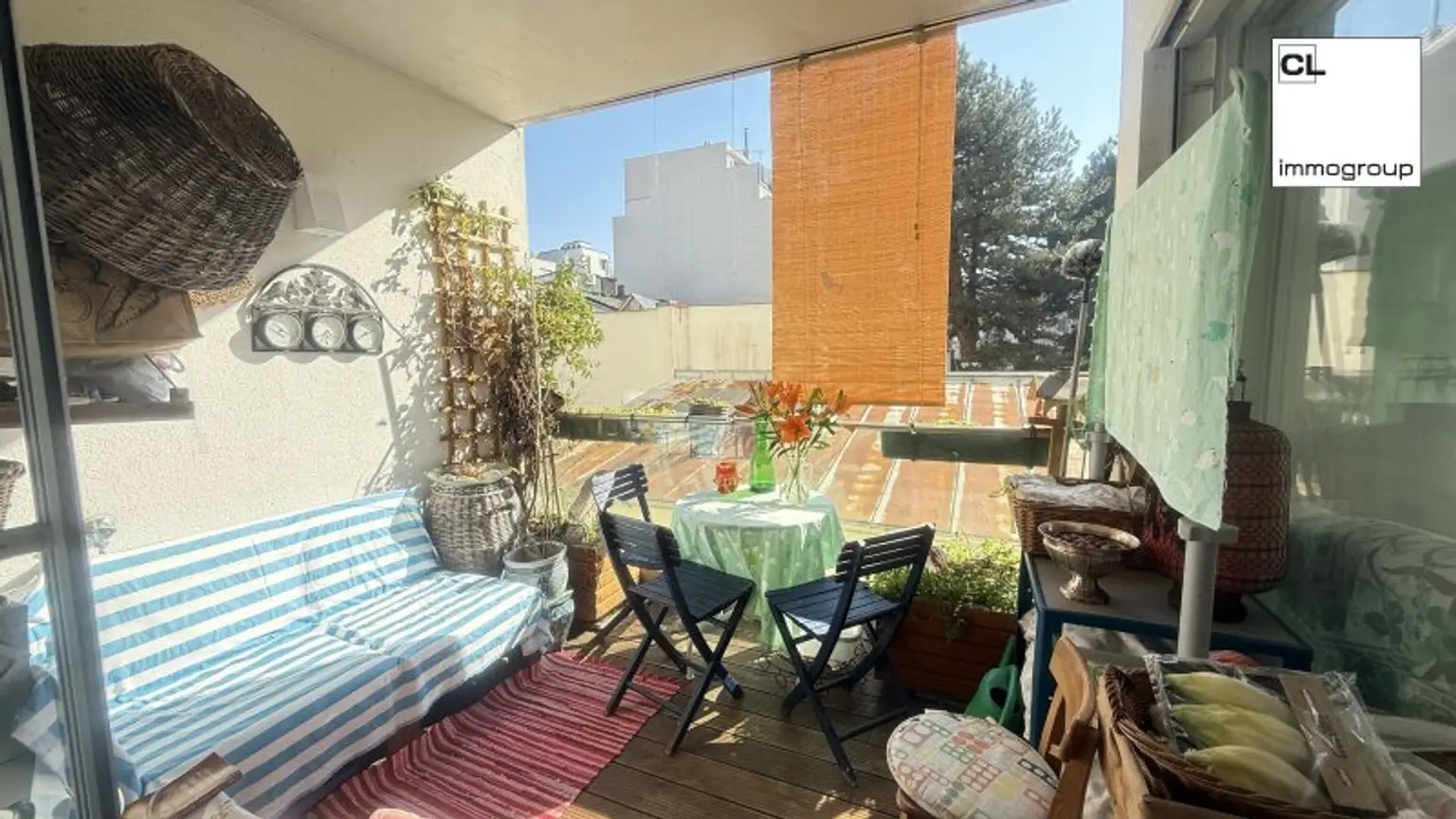 Beautiful and furnished 107 m² 4 room apartment with terracce for rent in 1210 Vienna located directly at the Obere Alte Donau!
