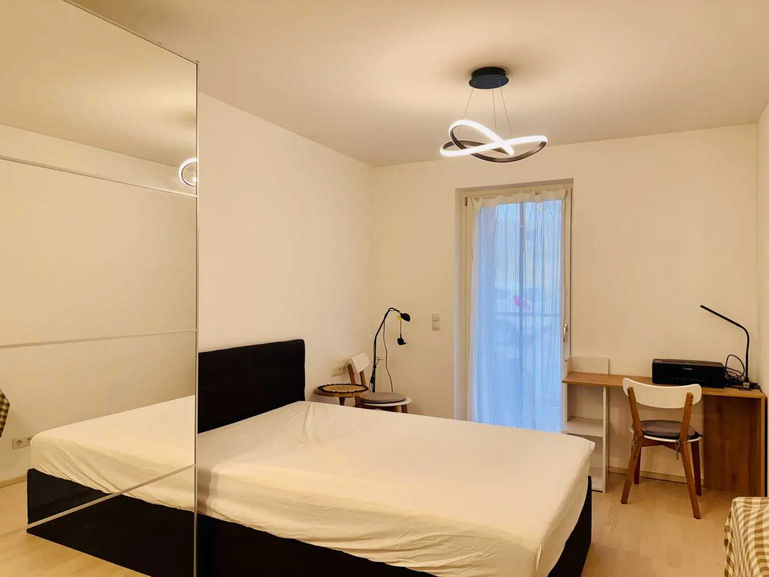 Schlafzimmer Blick Loggia