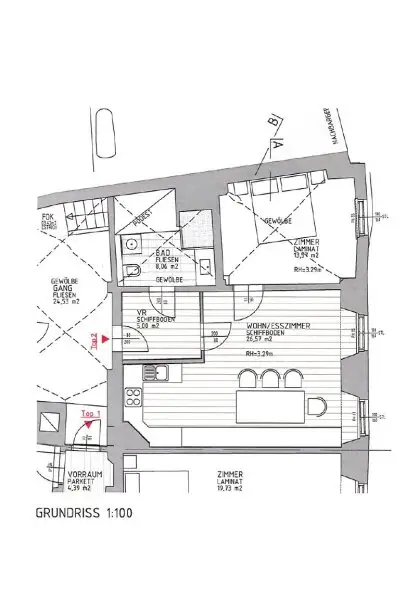 Erleben Sie Kremser Altstadt hautnah - Stilvolle 2-Zimmer-Wohnung mit Altbaucharme in Toplage - Unbefristet anmieten