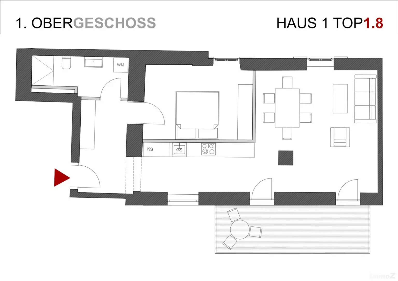 Grundriss 1.8