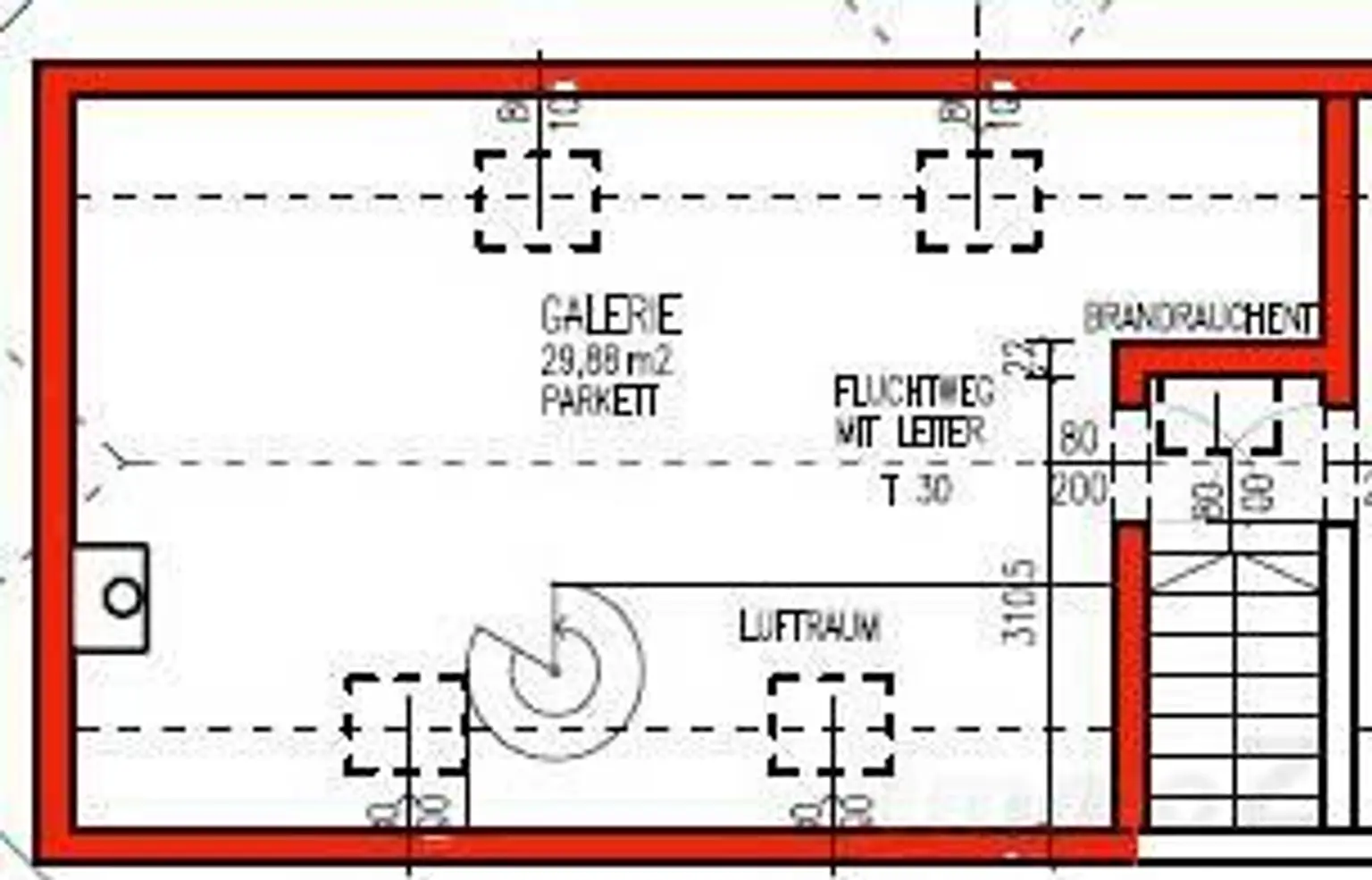 Sofortbezug: Dachgeschosswohnung im 2.OG ohne Lift-mit 2 Bädern und Galerie