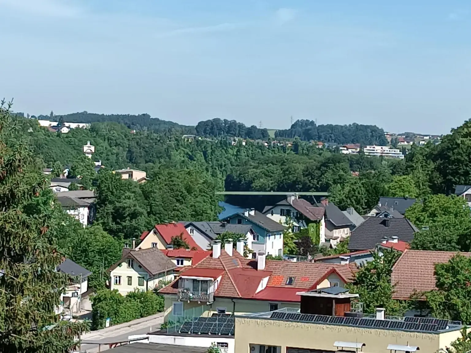Aussicht auf ein kleines Stückchen Traun