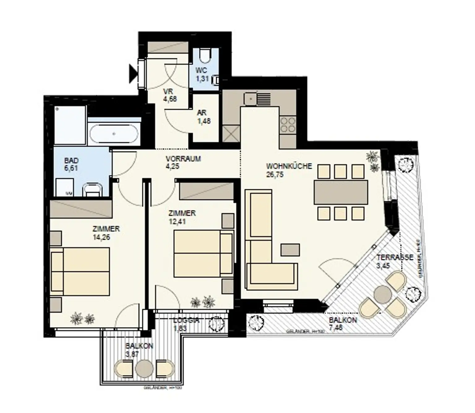 3-ZIMMER WOHNTRAUM NÄHE STADT ZENTRUM