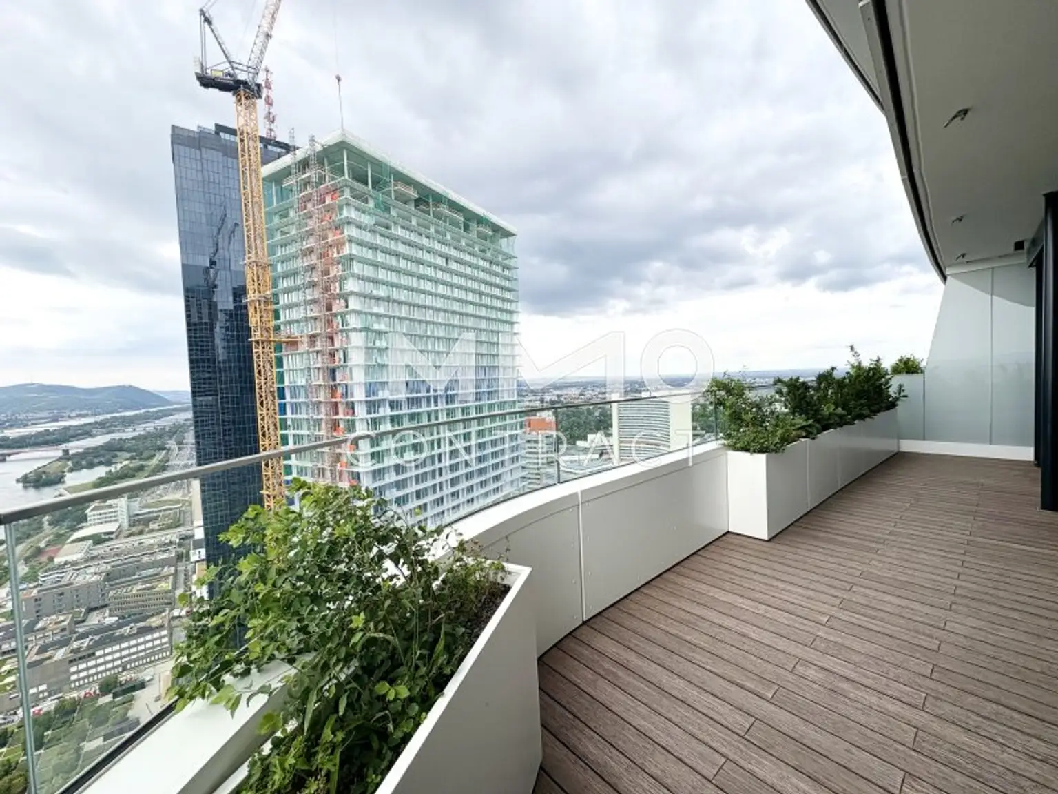 Balkon Richtung Kahlenberg & Alte Donau