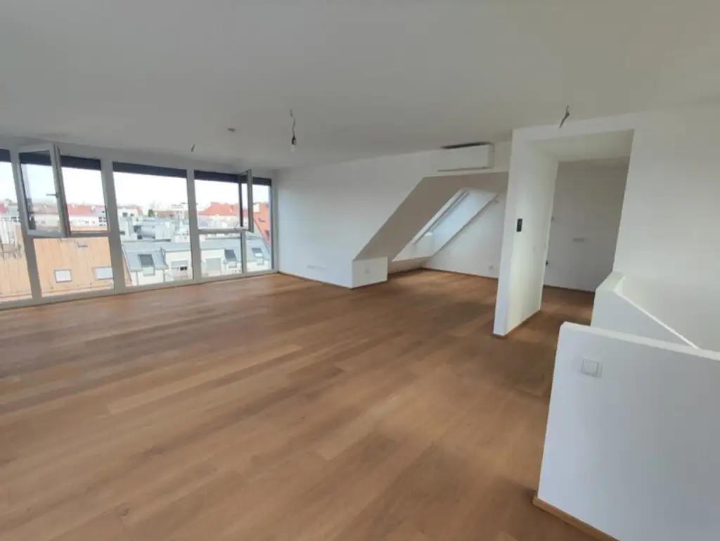 Modern wohnen in Meidling! DG-3-Zimmer-Erstbezug mit Terrasse - Top72