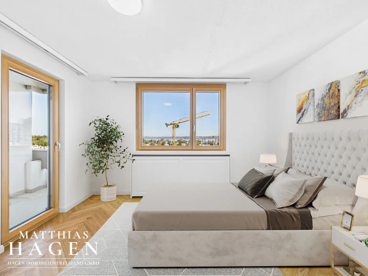 Zweitwohnsitz möglich: Neu renovierte 2 Zimmerwohnung mit Blick zum Bodensee