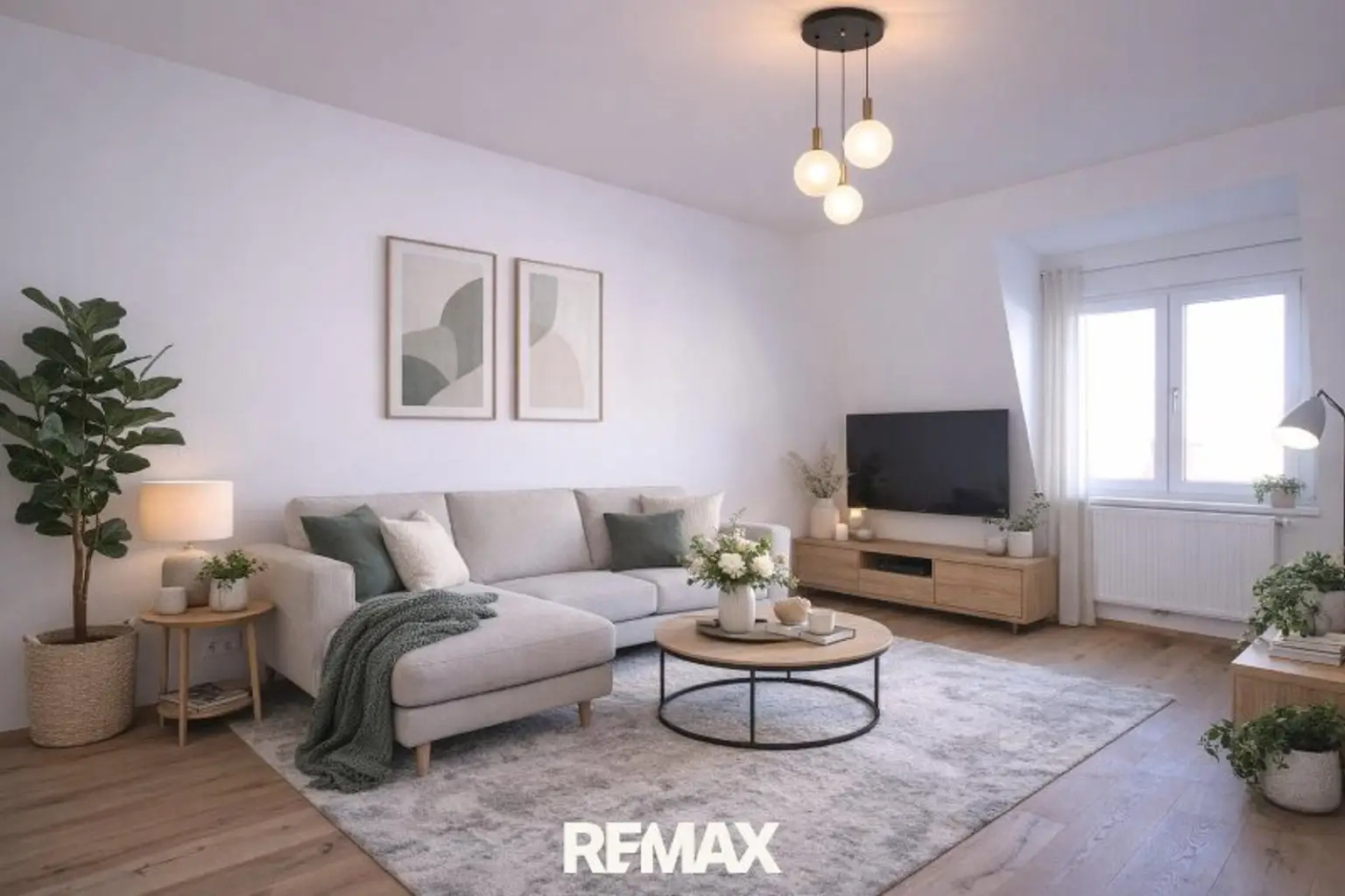 Wohnzimmer, Einrichtungsbeispiel