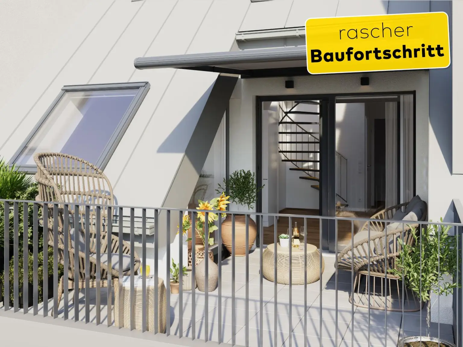 Rascher Baufortschritt! "PILLmein" - 3 Raumwohnung mit 8 m² Balkon (Top 2.5)