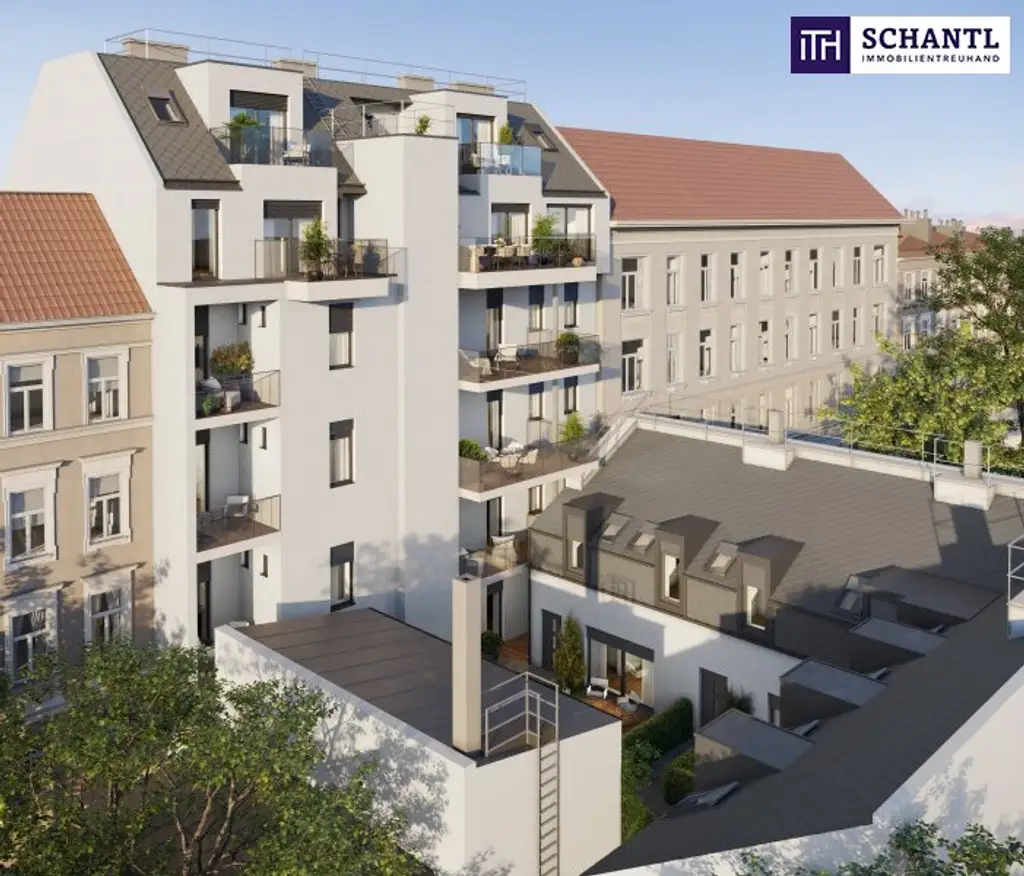 ++ SUNNY SIDE UP ++  ERSTKLASSIGER ALTBAU NACH HOCHWERTIGER SANIERUNG + großartige Freiflächen + ruhige Wohngegend +