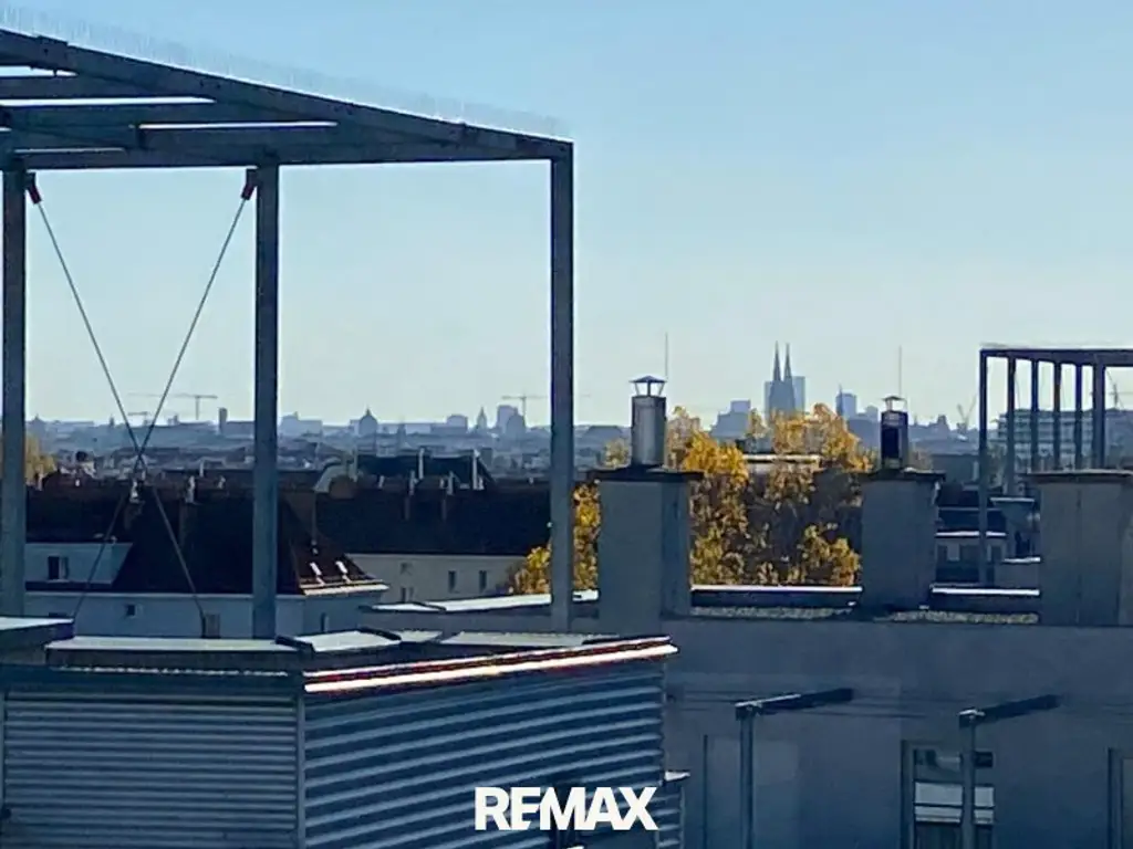 DG-Wohnung mit 2 Terrassen auf Wohnebene und phänomenalem Fernblick über Wien