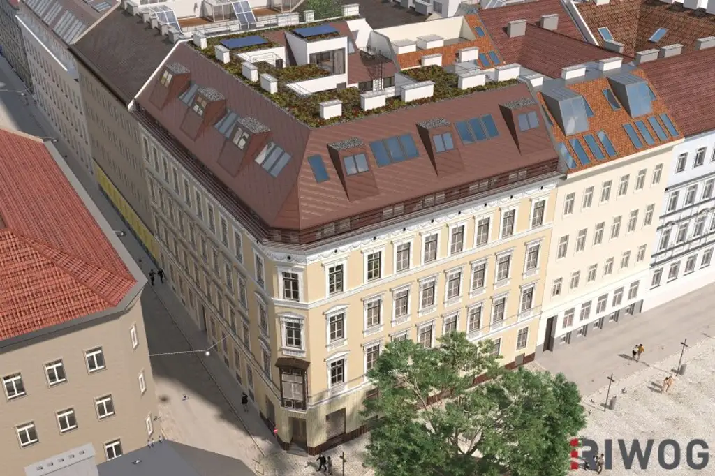 ARCHITEKTUR PUR | großzügige 3-Zimmer Dachterrassenwohnung mit herausragender Raumhöhe