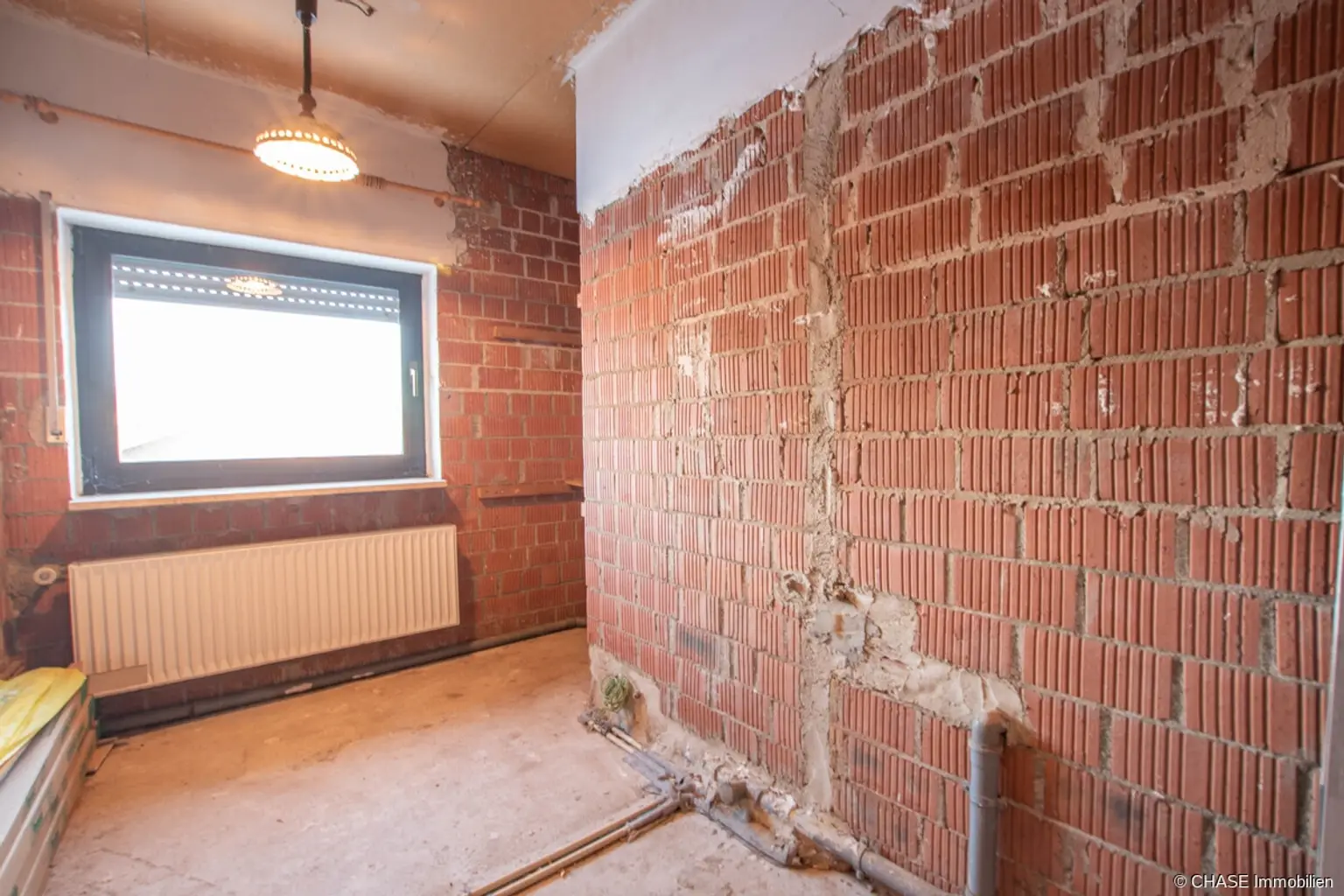 Badezimmer RohbauFlur Dachgeschoss