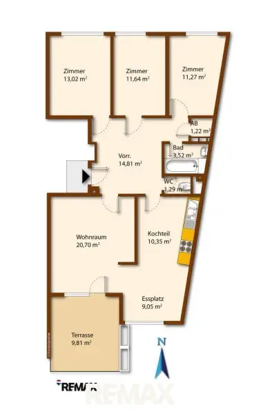 Grundriss Wr. Neudorf