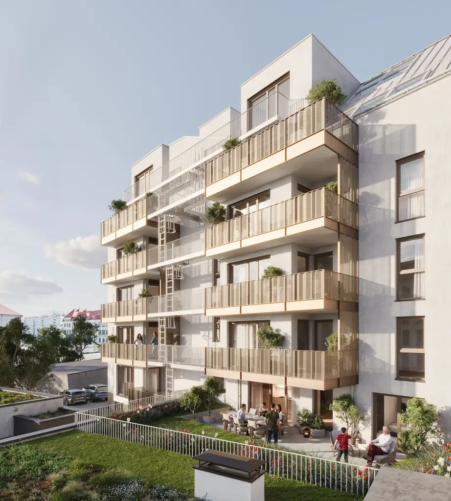 Zeitgemäßes Wohnen: 2-Zimmer-Neubau mit Freifläche - Traum Anlage ERSTBEZUG