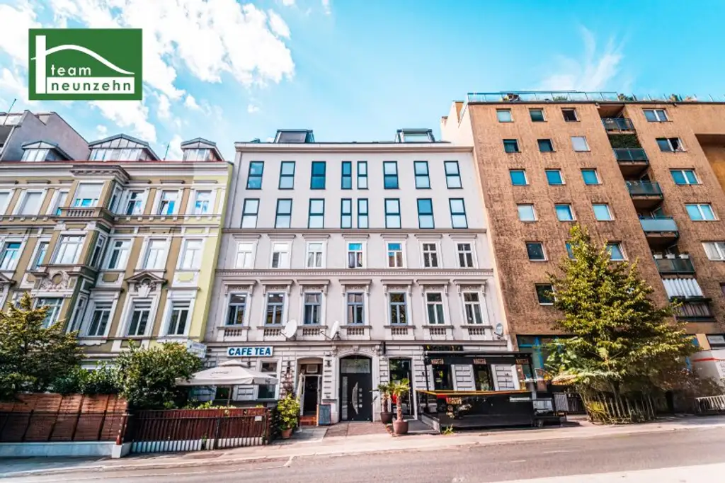 Einziehen und Wohlfühlen! Wohnung mit Hof-Balkon im hellen 4. OG nahe U3, Meiselmarkt und Schönbrunn! KLIMAANLAGE!