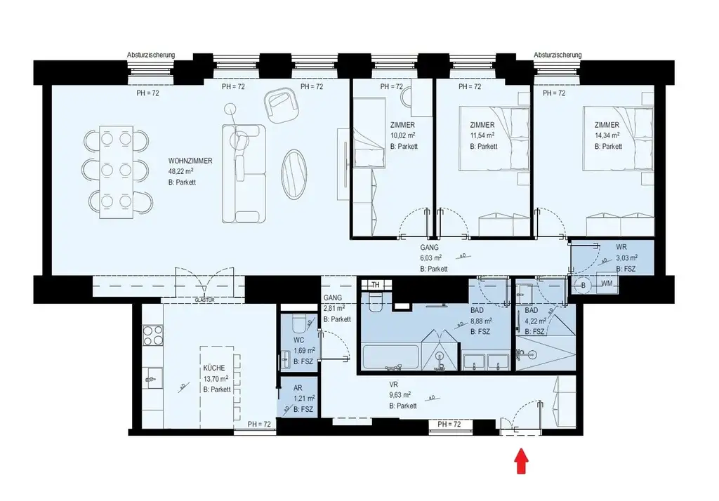 ERSTBEZUG NACH SANIERUNG | NEUBAUGASSE | EXKLUSIVE 4 ZIMMER | TOPLAGE | U-BAHN-NÄHE
