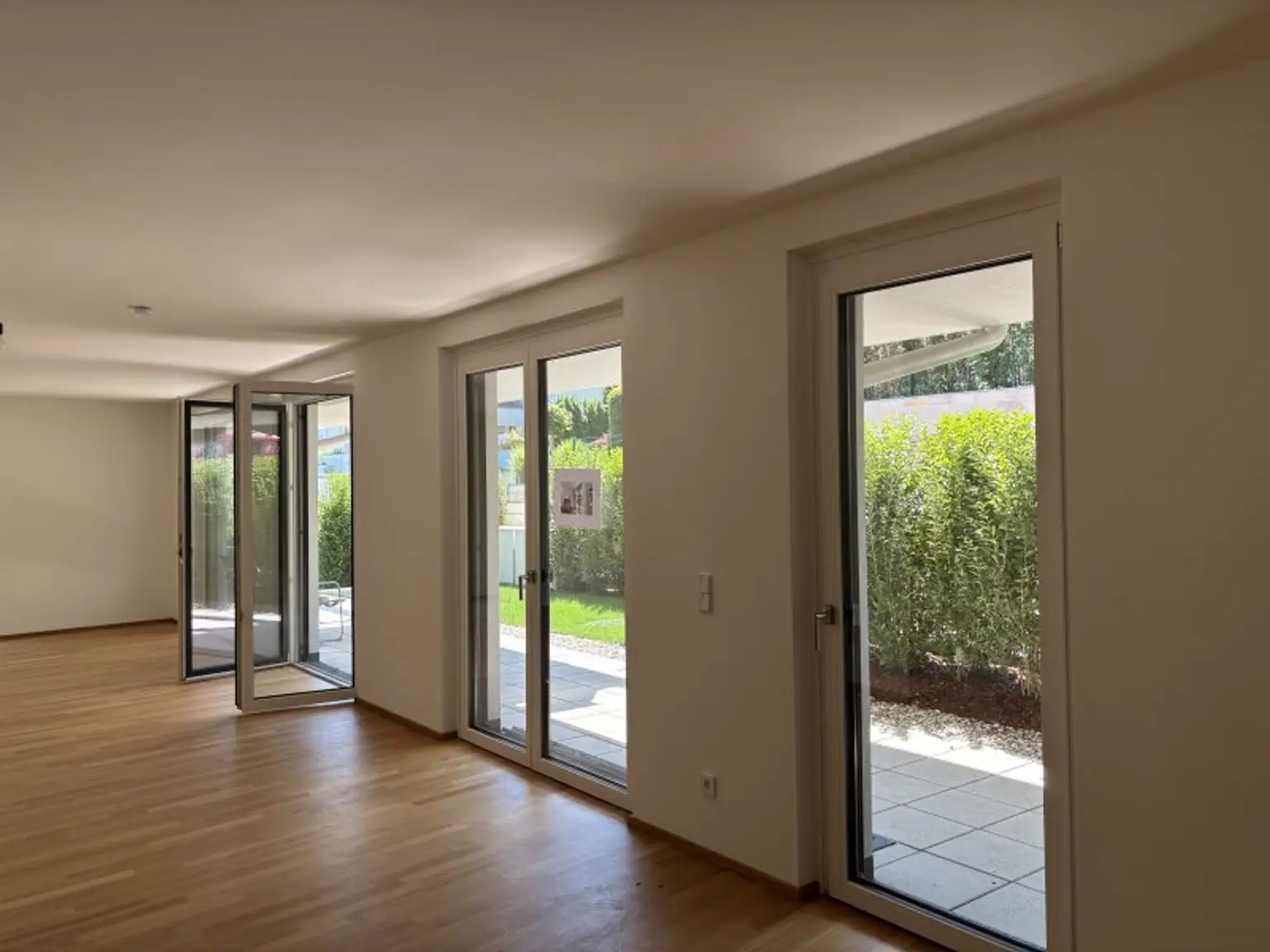 Wohnzimmer nicht eingerichtet